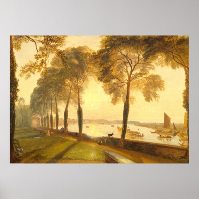Poster Mortlake Terrace - William Turner Fine Art (Frente)