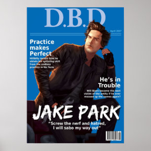 Poster Morto do Cobrir da Revista Daylight Jake Park