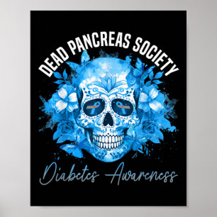Poster Morto Pancreias Sociedade Diabetes Sensibilização