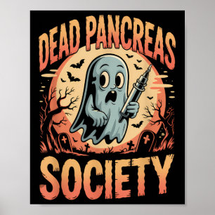 Poster Morto Pancreias Sociedade Engraçada Seringa Fantas