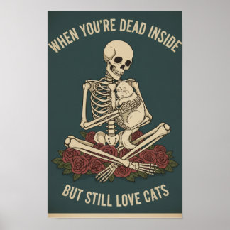 Poster Morto por Dentro, Gato por Fora