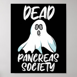 Poster Morto T1D T2D da Sociedade Pâncreas do Design Dive