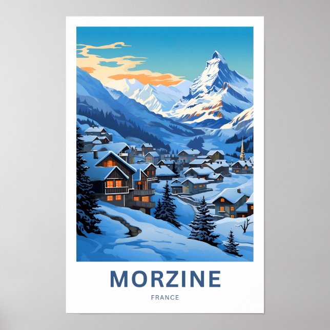 Poster Morzine France Travel Print (Frente)