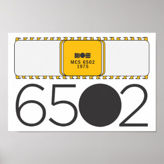 POSTER MOS 6502