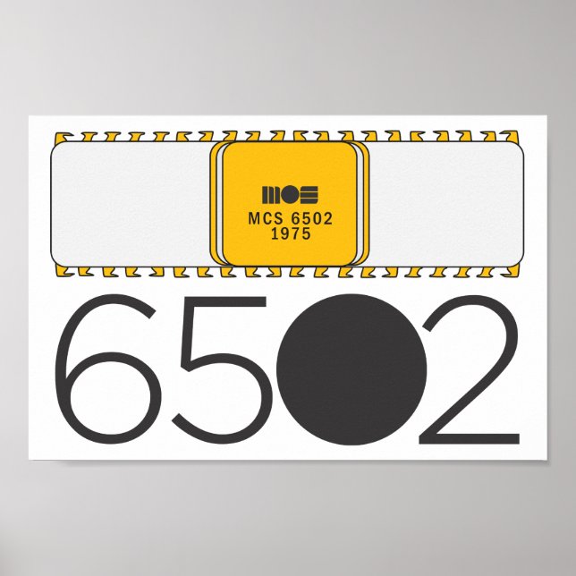 POSTER MOS 6502 (Frente)
