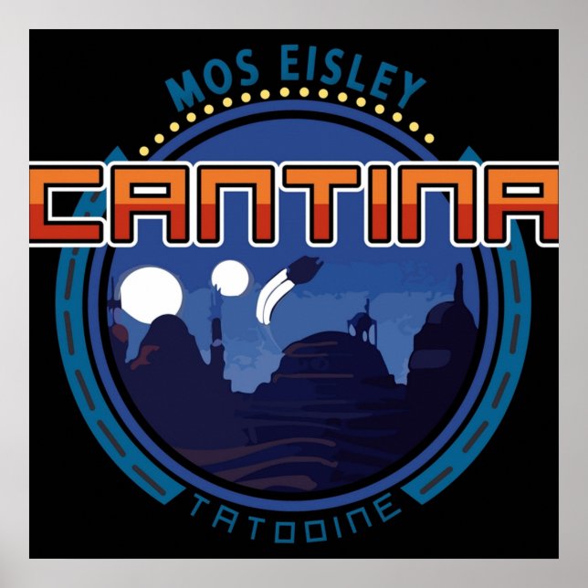 Poster Mos Eisley Cantina Tatooine (Frente)