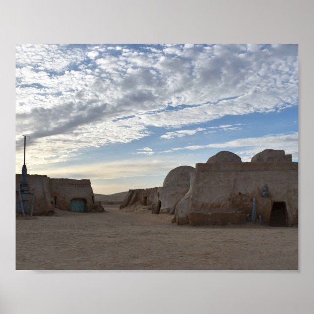 Poster Mos Espa no planeta Tatooine (Frente)