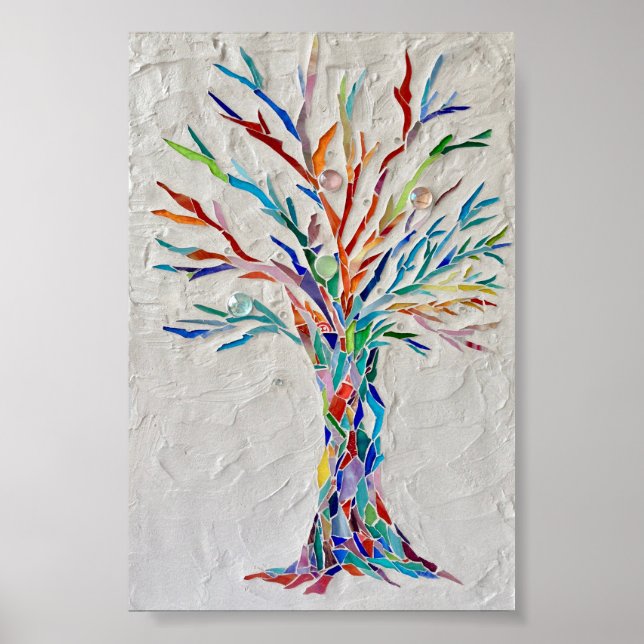 Poster Mosaic Tree of Life (Frente)