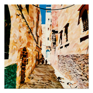 Pôster Mosaico Cityscape