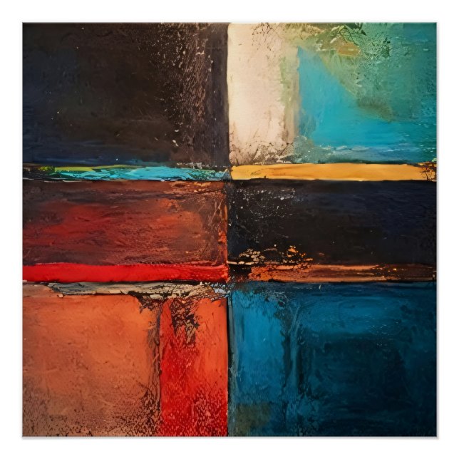 Pôster Mosaico Cósmico (Frente)