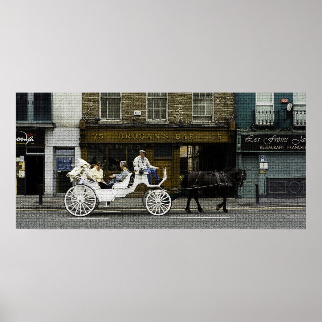 Poster Mosaico de cor do Bar de Brogan (Frente)