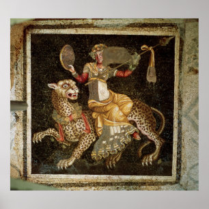 Pôster Mosaico de Dionysus que monta um ANÚNCIO do
