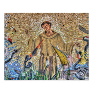 Pôster Mosaico de Francisco de Assis