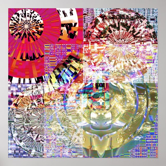 Poster Mosaico Mandala 1.9 (Frente)