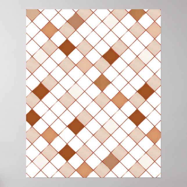 Poster Mosaico no vidro 2 (Frente)