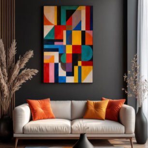 Poster Mosaico Vibrante