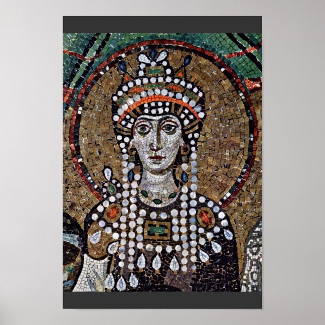 Pôster Mosaicos Chor Em San Vitale Em Ravenna, Szene: Emp (Frente)