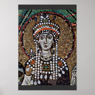 Pôster Mosaicos de Chor em San Vitale em Ravenna, Szene: