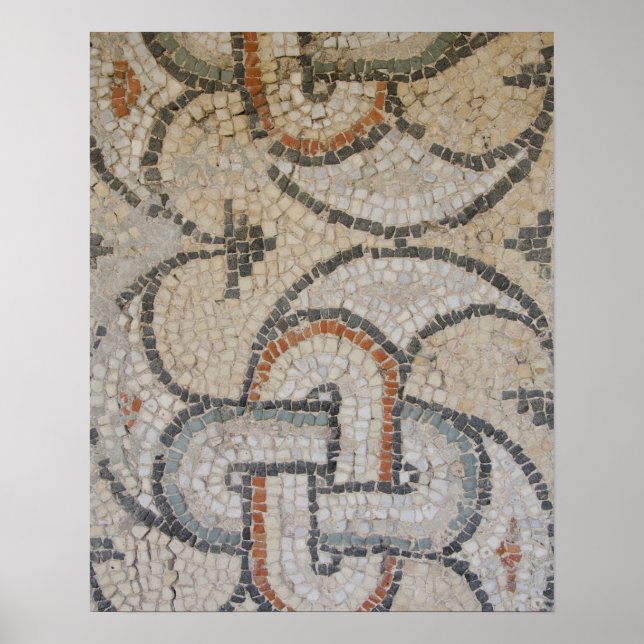 Pôster Mosaicos de Meydankapi, circa século IV D.C. (Frente)