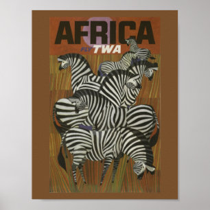 Poster Mosca afastado a África