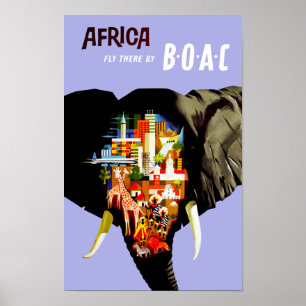 Poster Mosca do ~ de África lá