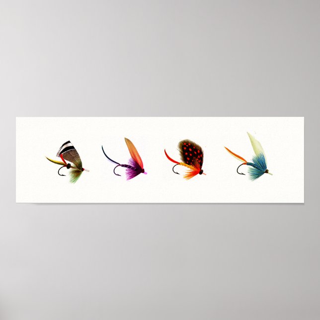 Poster Moscas de Pesca (Frente)