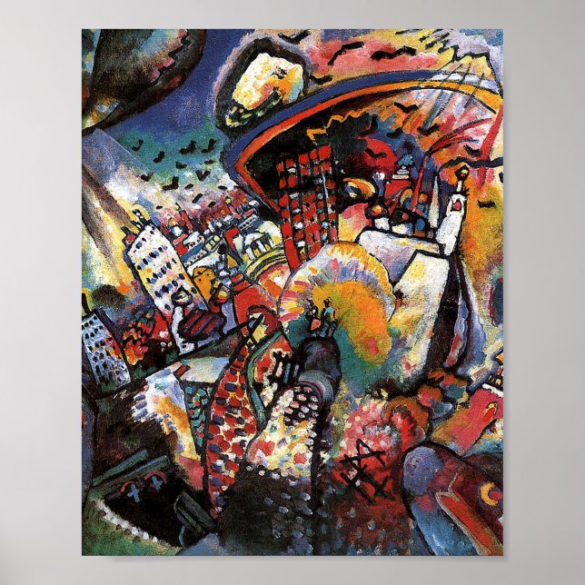 Poster Moscou I por Vassily Kandinsky (Frente)