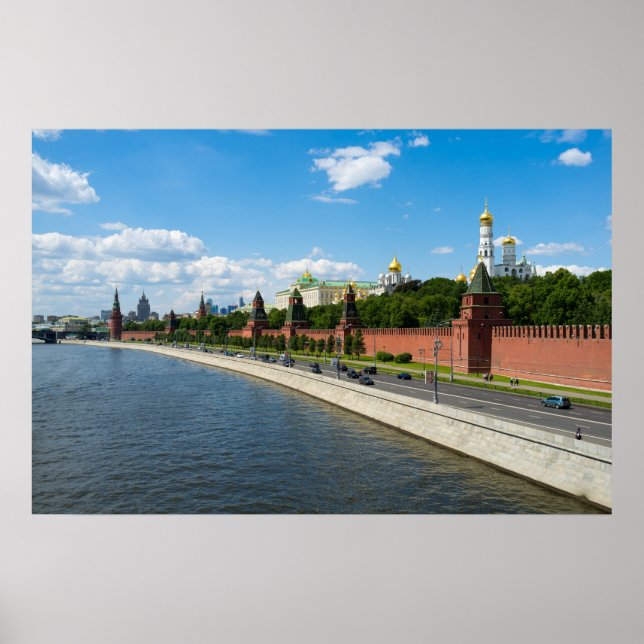 Poster Moscou Kremlin (Frente)