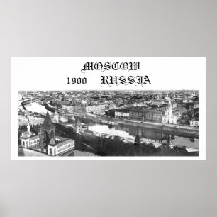 Pôster Moscovo, Rússia, 1900