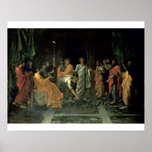 Pôster Moses e a serpente de bronze (óleo em canvas)