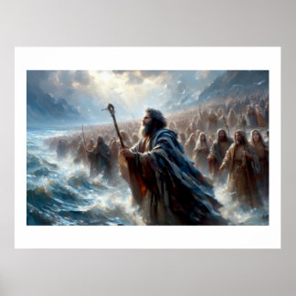 Poster Moses Parting The Red Ses, 