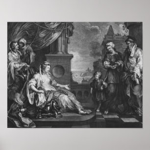 Poster Moses trouxe à filha de Pharoah, c.1752