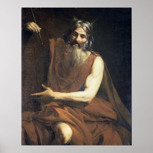 Poster Moses with the Tablets of the Law, c.1627-32 (Frente)