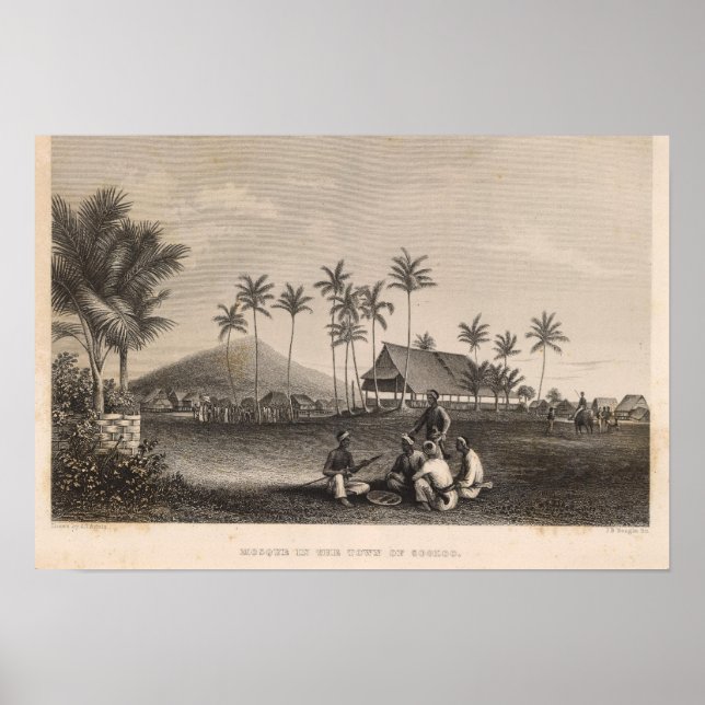 Poster Mosque, Sooloo, Philippines (Frente)