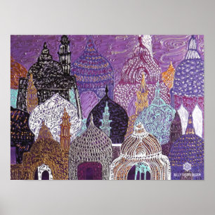 Pôster Mosquescape violeta