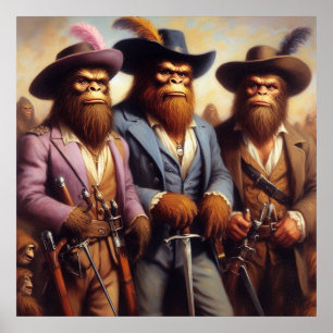 Poster Mosqueteiros Bigfoot 3