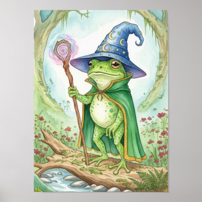 Poster MossyForestFrog2 (Frente)