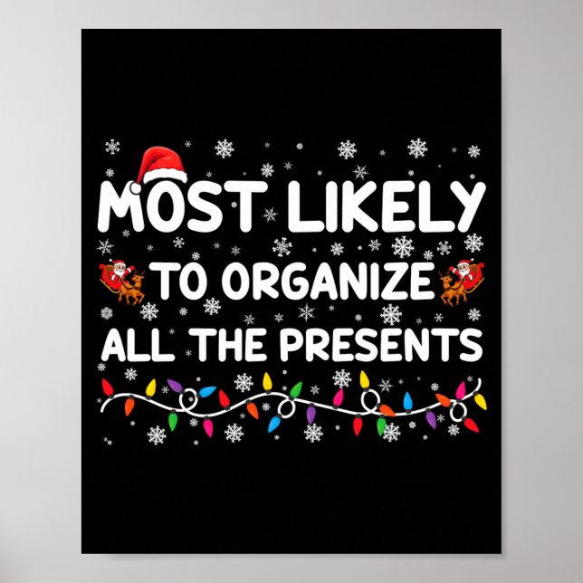 Poster Most Likely To Organize All The Xmas _1  (Frente)