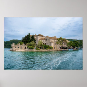 Poster Mosteiro beneditino na ilha de Mljet - Croácia