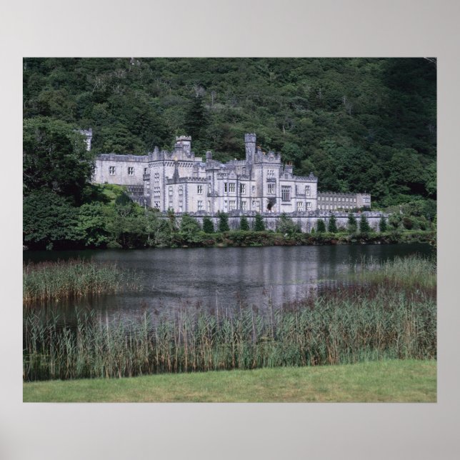 Poster Mosteiro de Kylemore, Connemara, Condado de Galway (Frente)