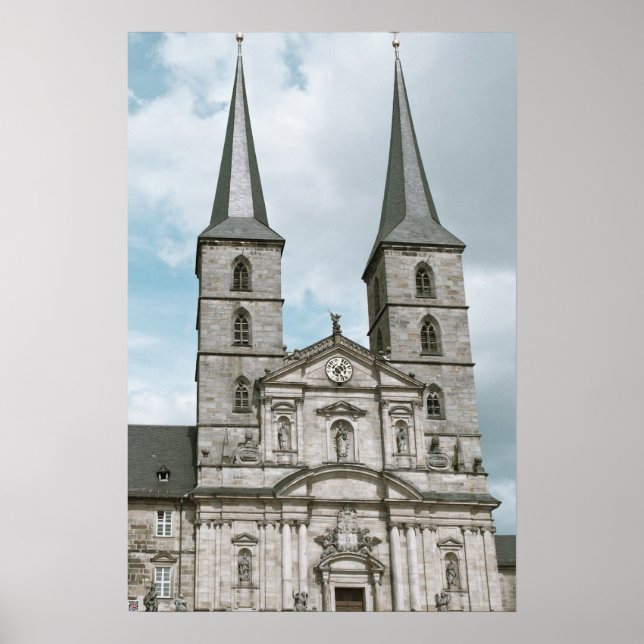 Poster Mosteiro de Michaelsberg em Bamberg (Frente)