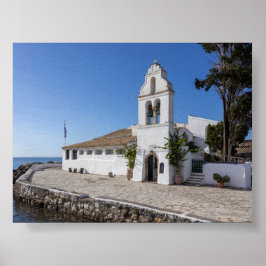 Poster Mosteiro de Vlacherna em Corfu