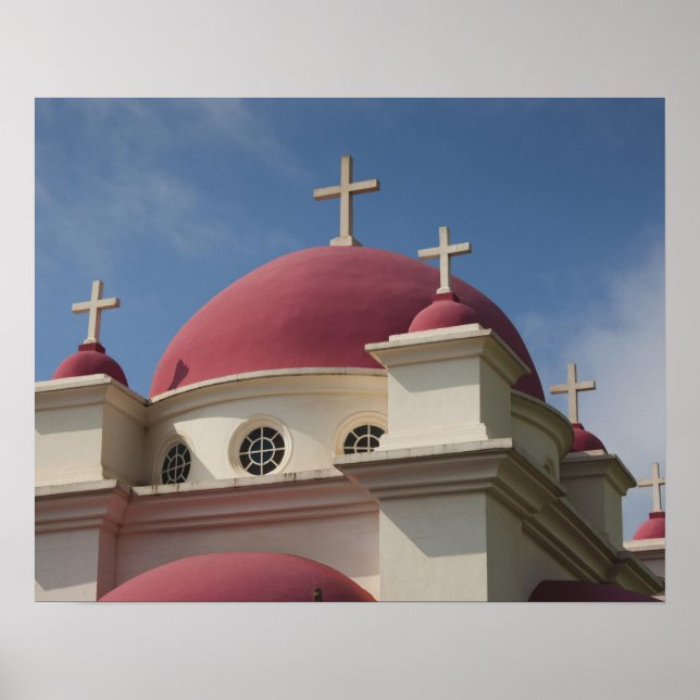 Pôster Mosteiro ortodoxo grego (Frente)