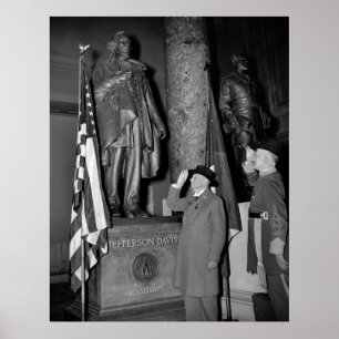 Poster Mostrando amor a Jefferson Davis, 1930