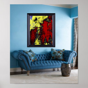 Pôster Mostrando arte: CORES ESPILADAS Abstrato$ 9,95