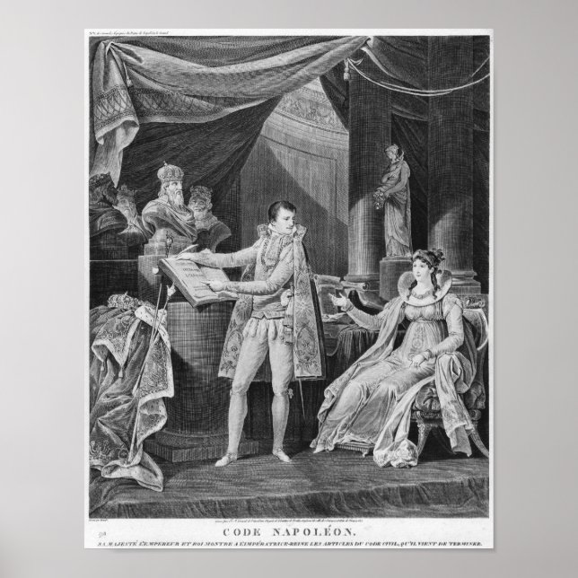 Pôster Mostrando os artigos do Código Civil (Frente)