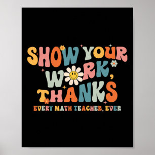 Poster Mostre Seus Obrigados De Trabalho Todos Os Profess