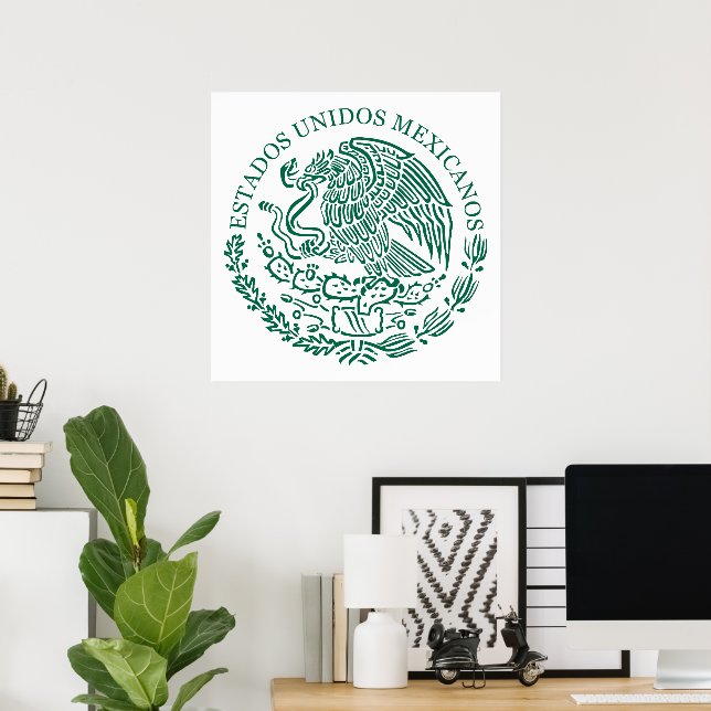 Poster Mostre suas cores - México (Escritório em casa)