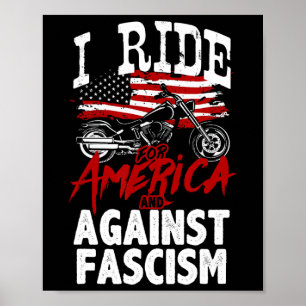Poster Mota Anti-Trump Resistir Contra o Fascismo Protest