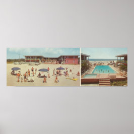Poster Motel Sea Vista 1962, Myrtle Beach, SC